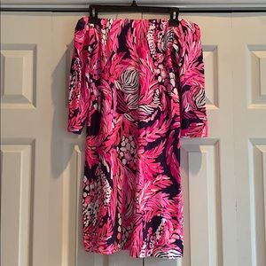 Lilly Pulitzer Off Shoulder Dress